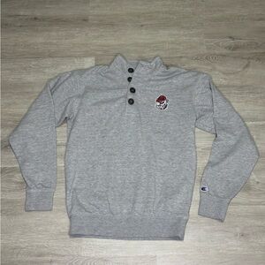 Champion Georgia Bulldog button up sweater
